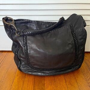 All Saints Large Supple Leather Tote soft roomy bohemian hippie free peoplesque